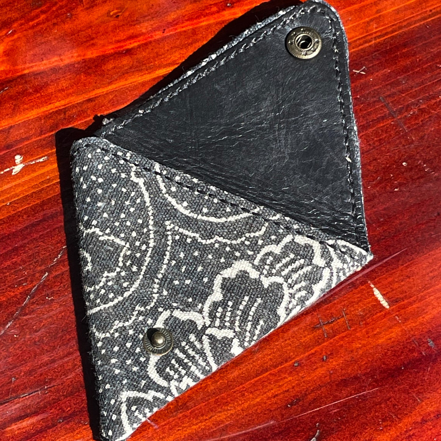 Daruma Kokobo Homemade Coin Purse Katazome