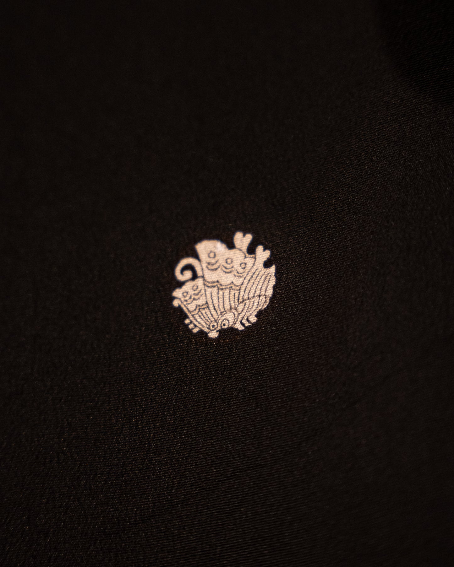 KUROTOMESOD Kimono - Phoenix & Bamboo Motif