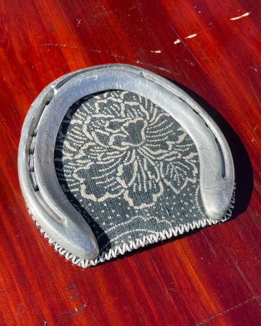 Horseshoe Key Organizer / Cup Coaster Katazome Fabric