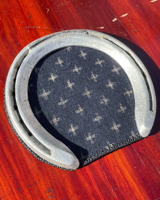 Horseshoe Key Organizer / Cup Coaster Katazome Fabric