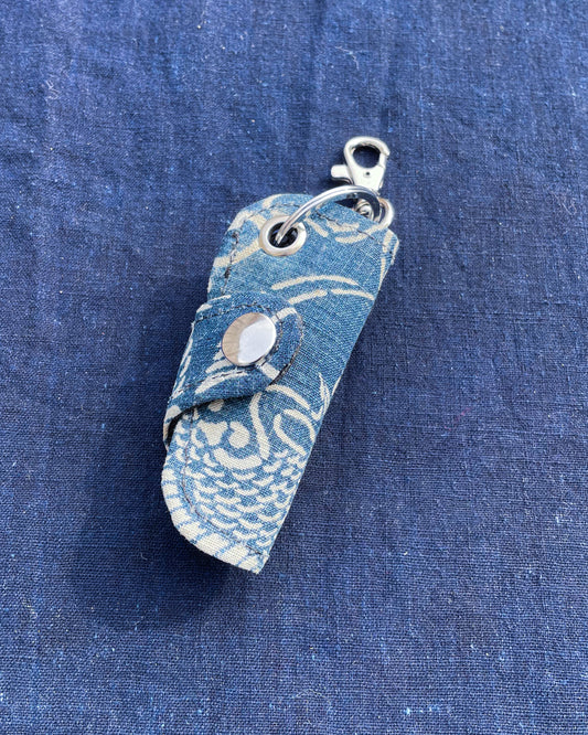 Homemade Key Holder KATAZOME Fabric