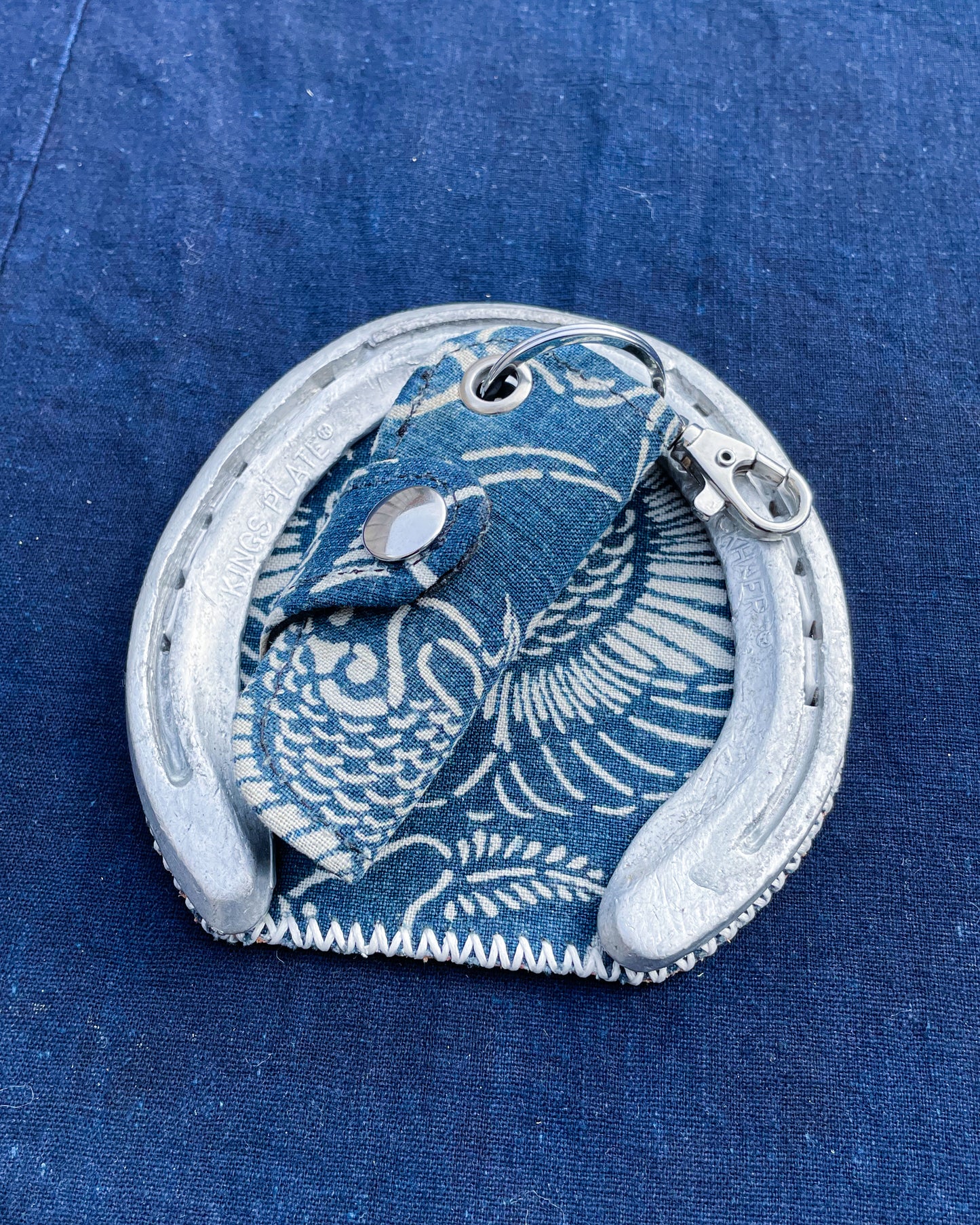 Homemade Key Holder KATAZOME Fabric