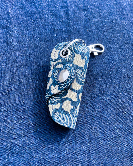 Homemade Key Holder KATAZOME Fabric