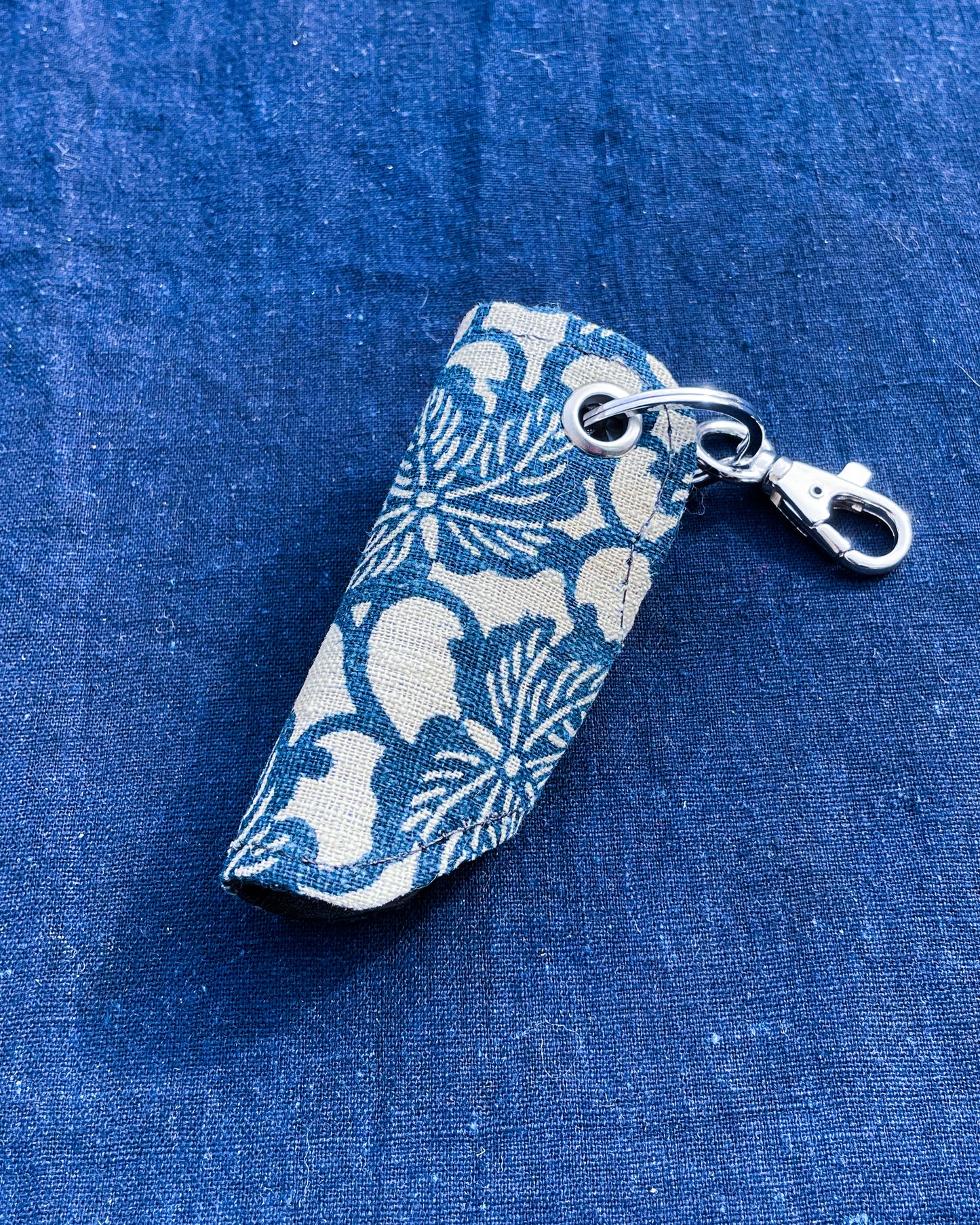 Homemade Key Holder KATAZOME Fabric