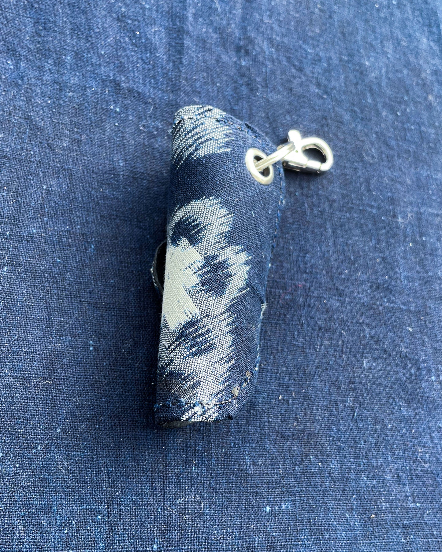 Homemade Key Holder KATAZOME Fabric