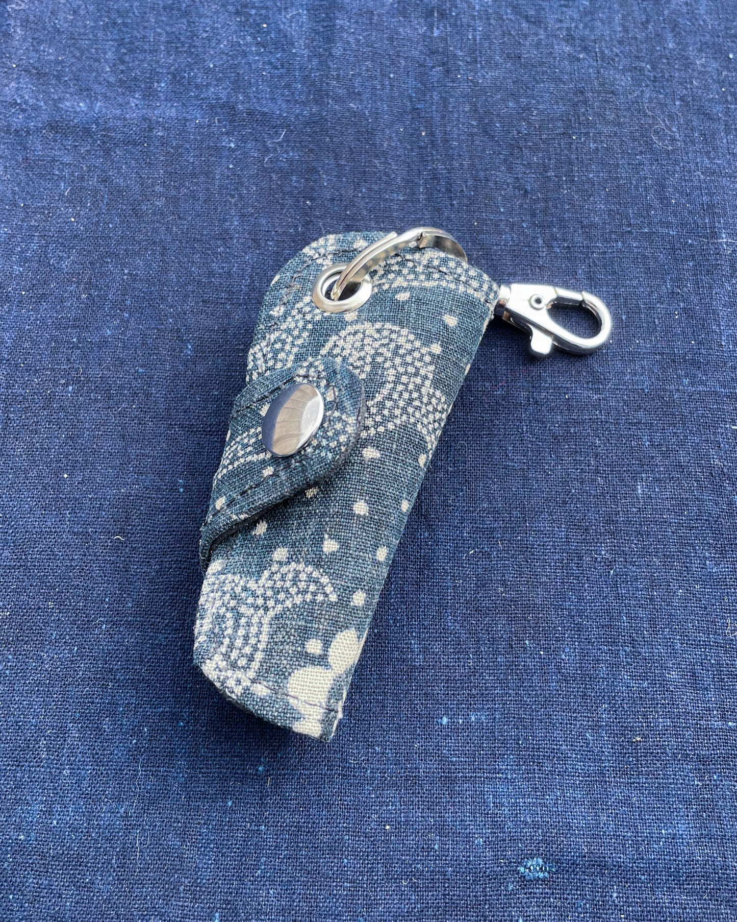 Homemade Key Holder KATAZOME Fabric