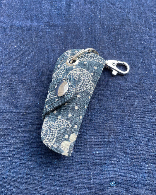 Homemade Key Holder KATAZOME Fabric
