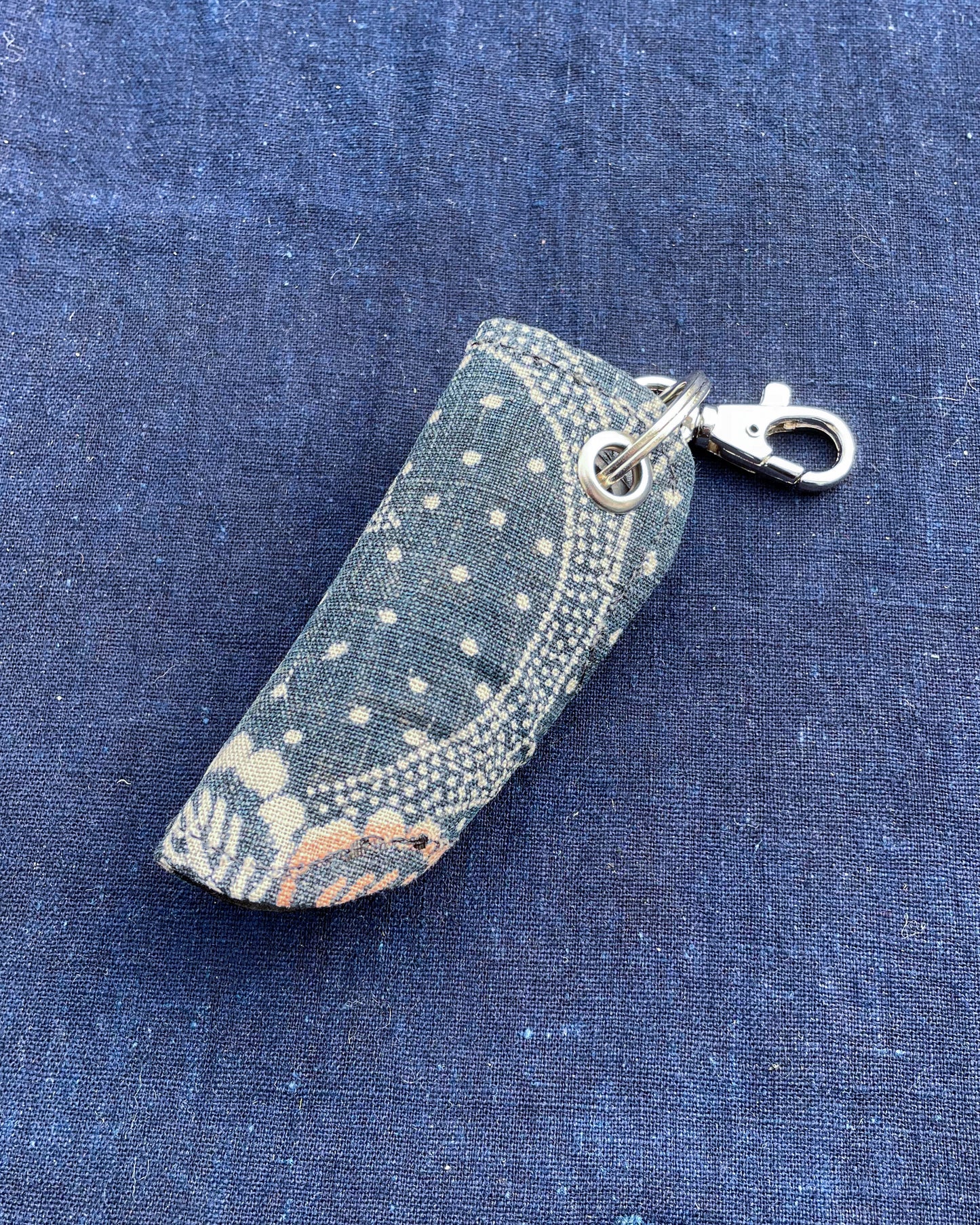 Homemade Key Holder KATAZOME Fabric