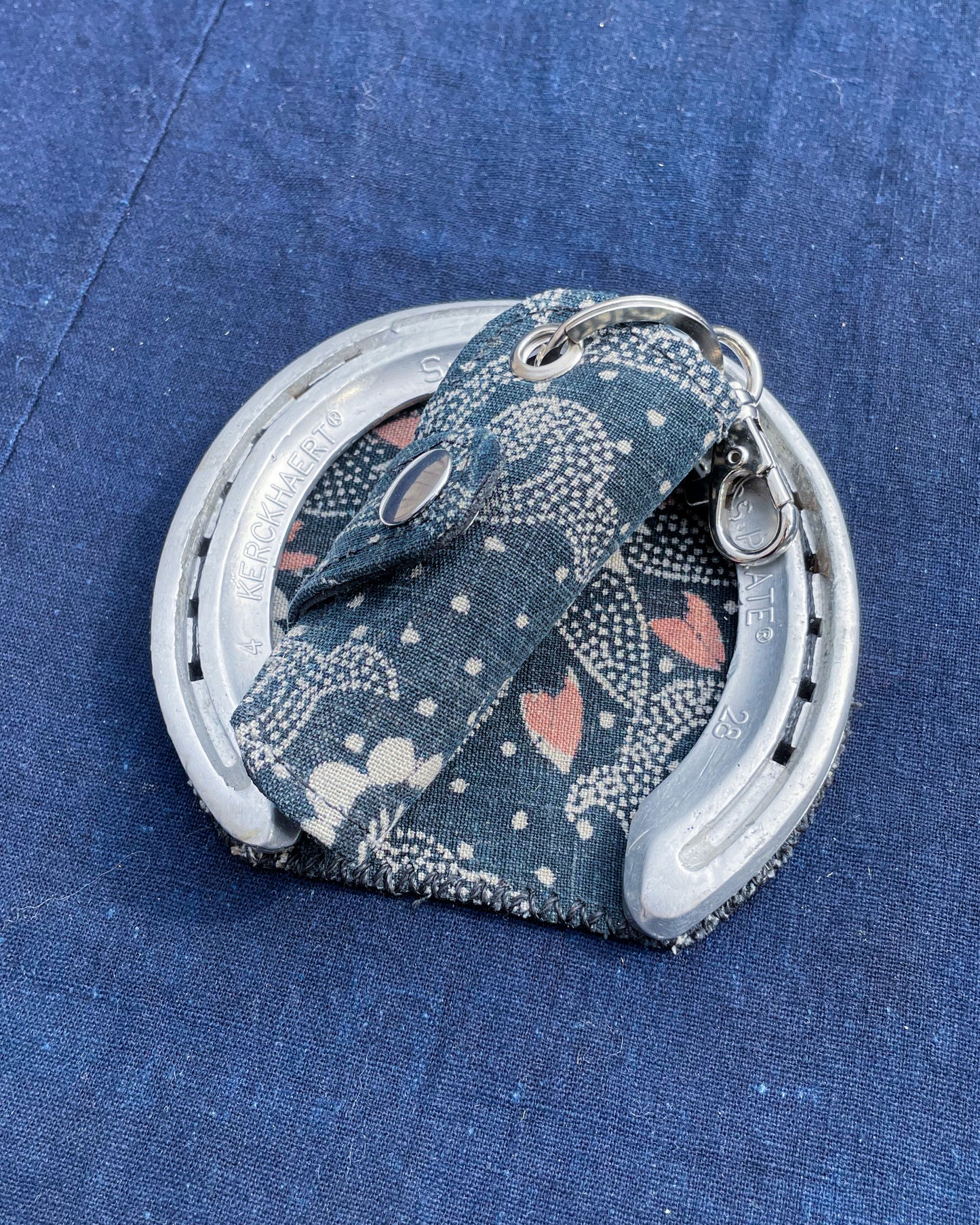 Homemade Key Holder KATAZOME Fabric