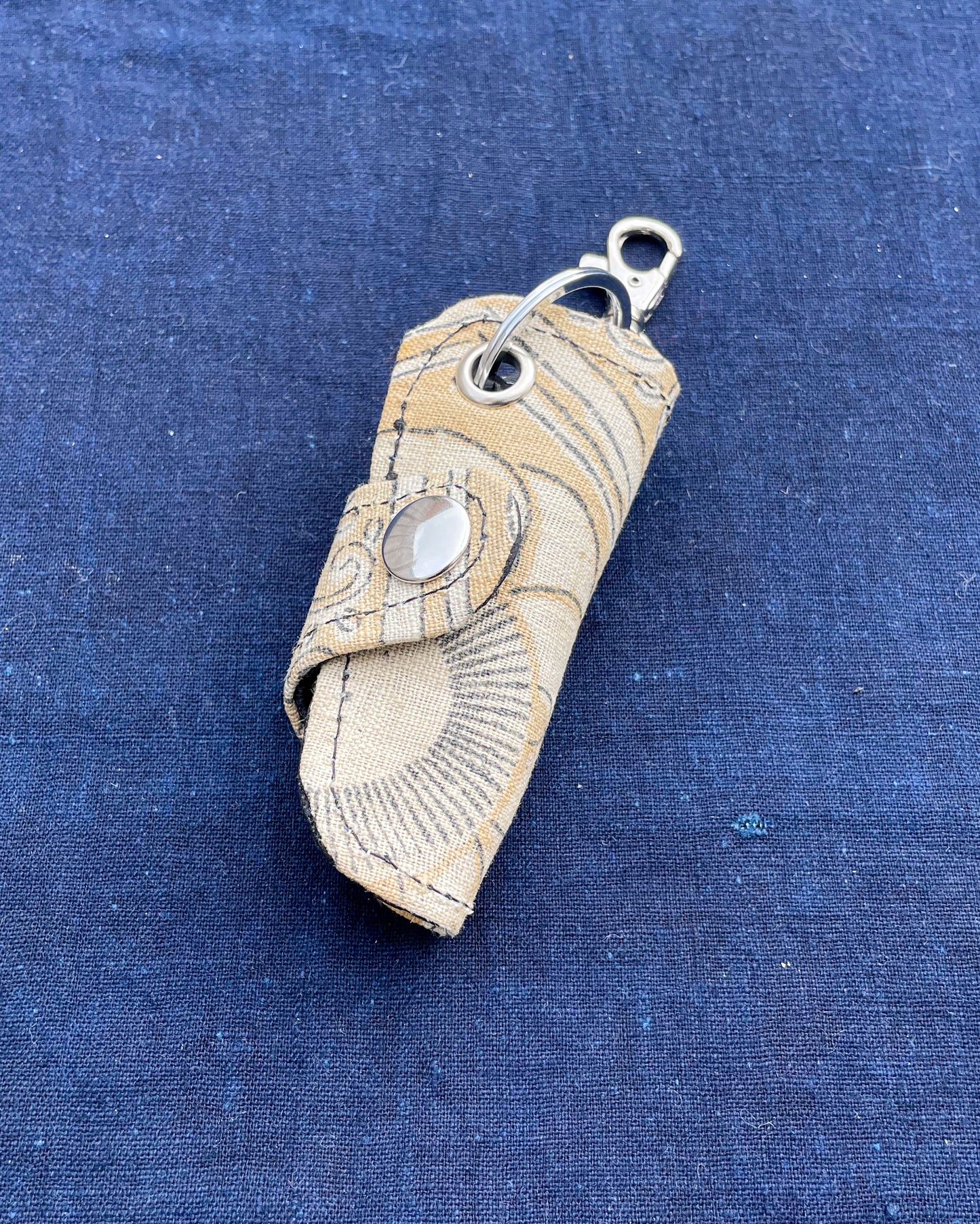 Homemade Key Holder KATAZOME Fabric
