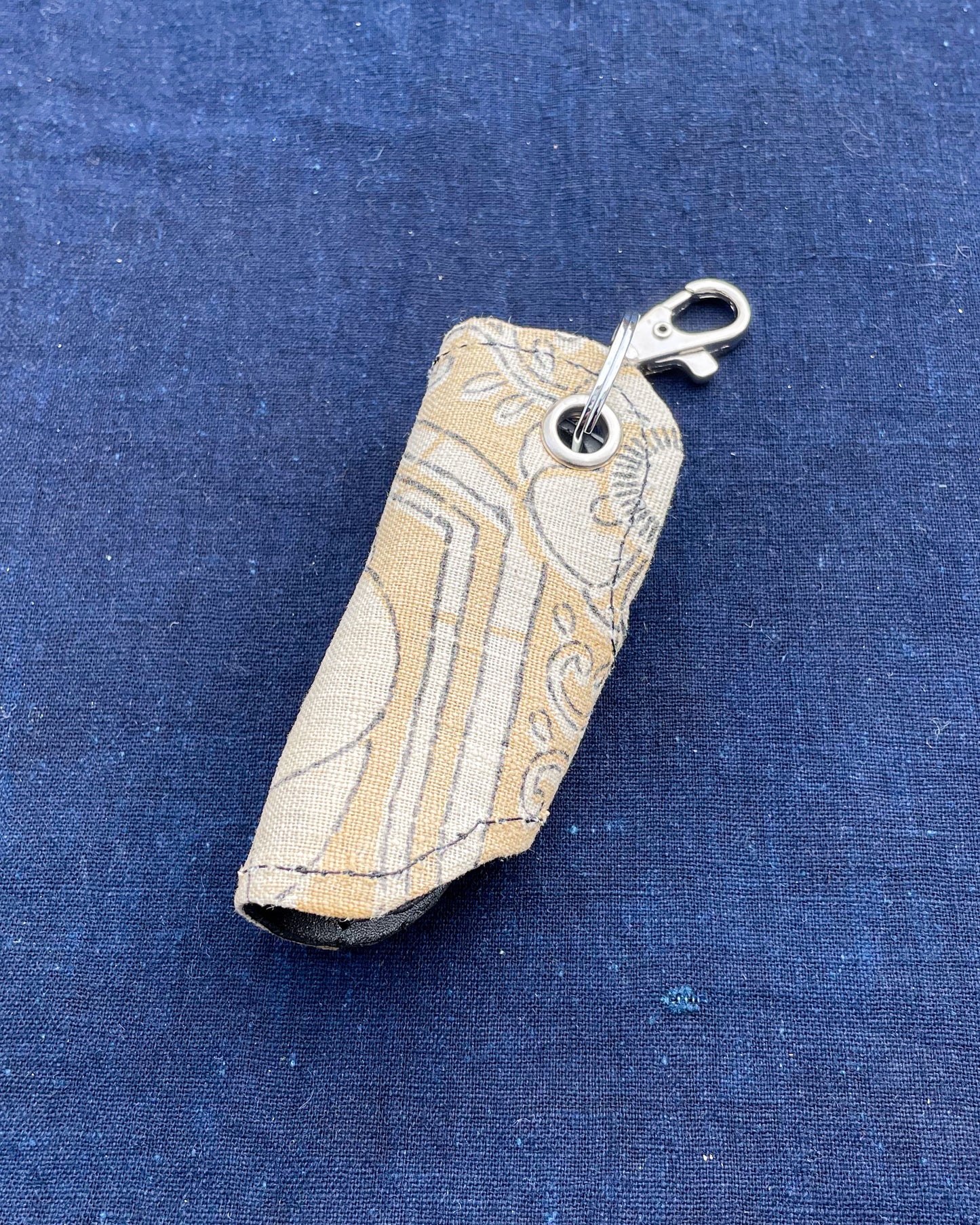 Homemade Key Holder KATAZOME Fabric