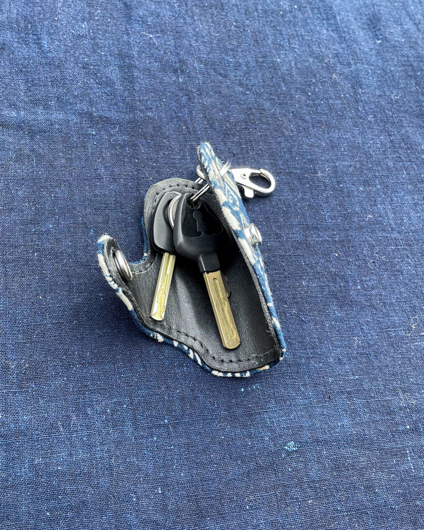 Homemade Key Holder KATAZOME Fabric