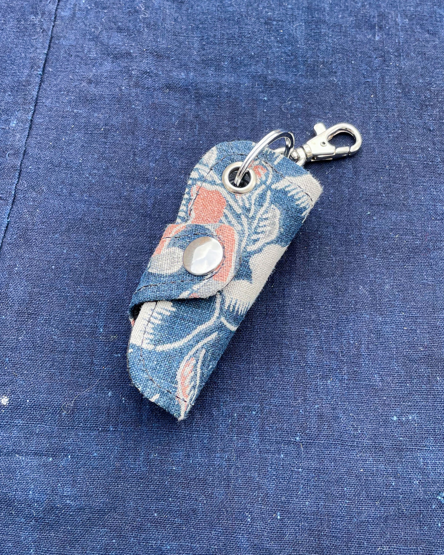 Homemade Key Holder KATAZOME Fabric