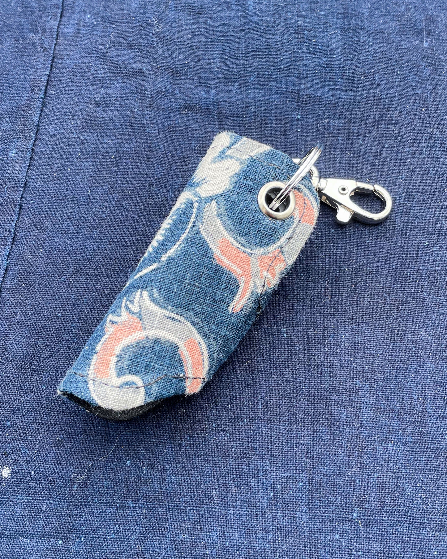 Homemade Key Holder KATAZOME Fabric