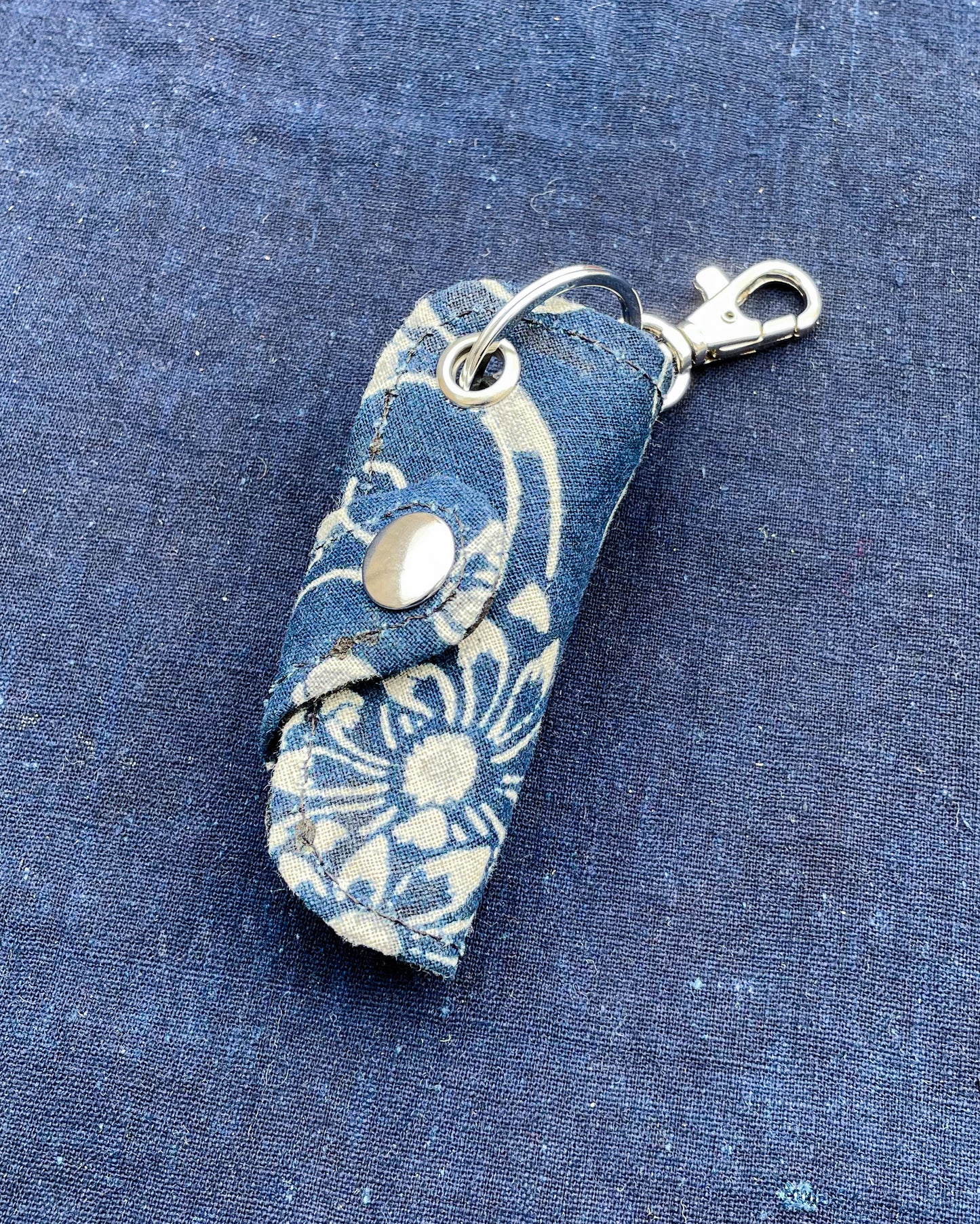 Homemade Key Holder KATAZOME Fabric