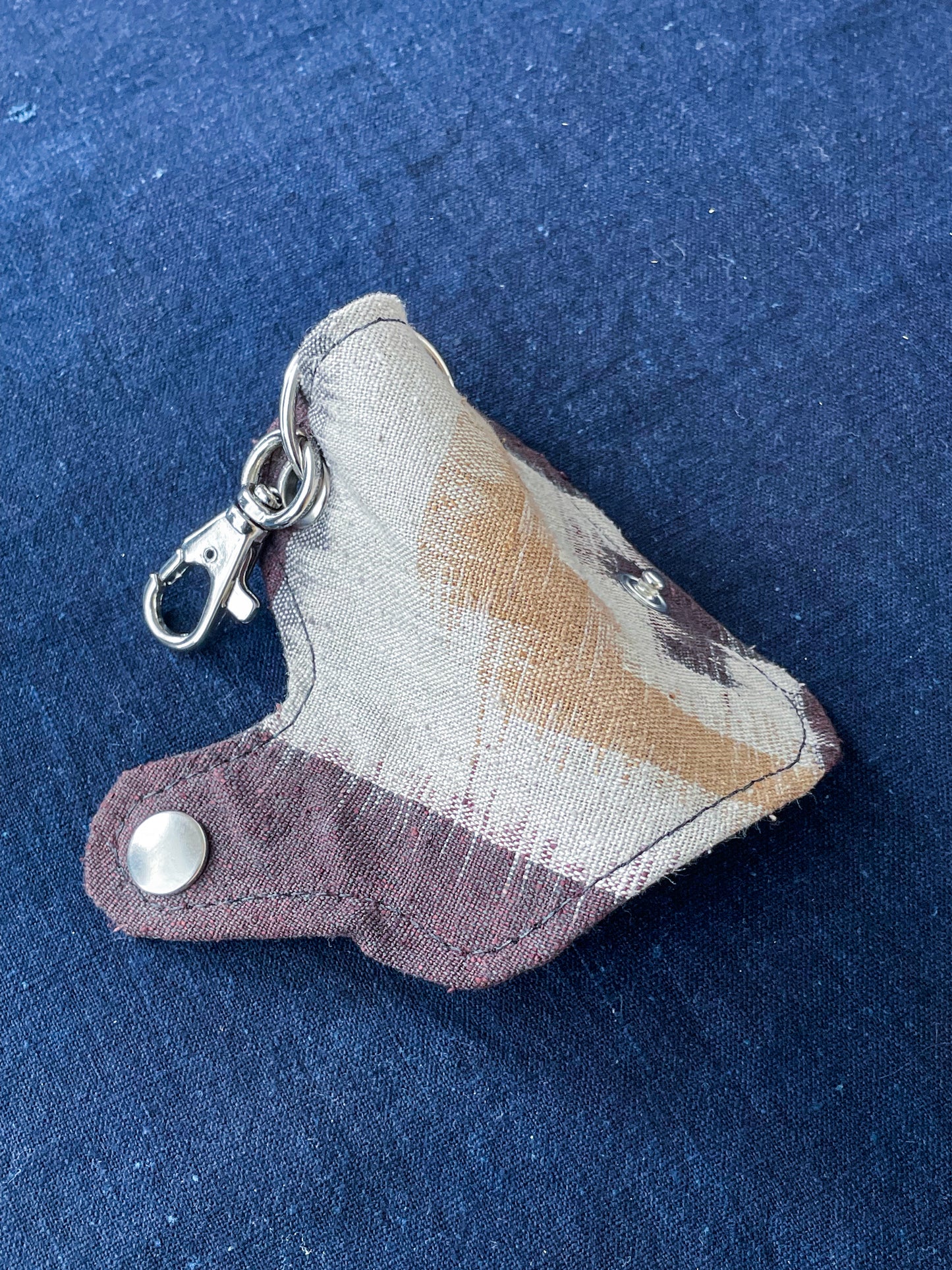 Key Case Ver.2 Kurume Kasuri Fabric