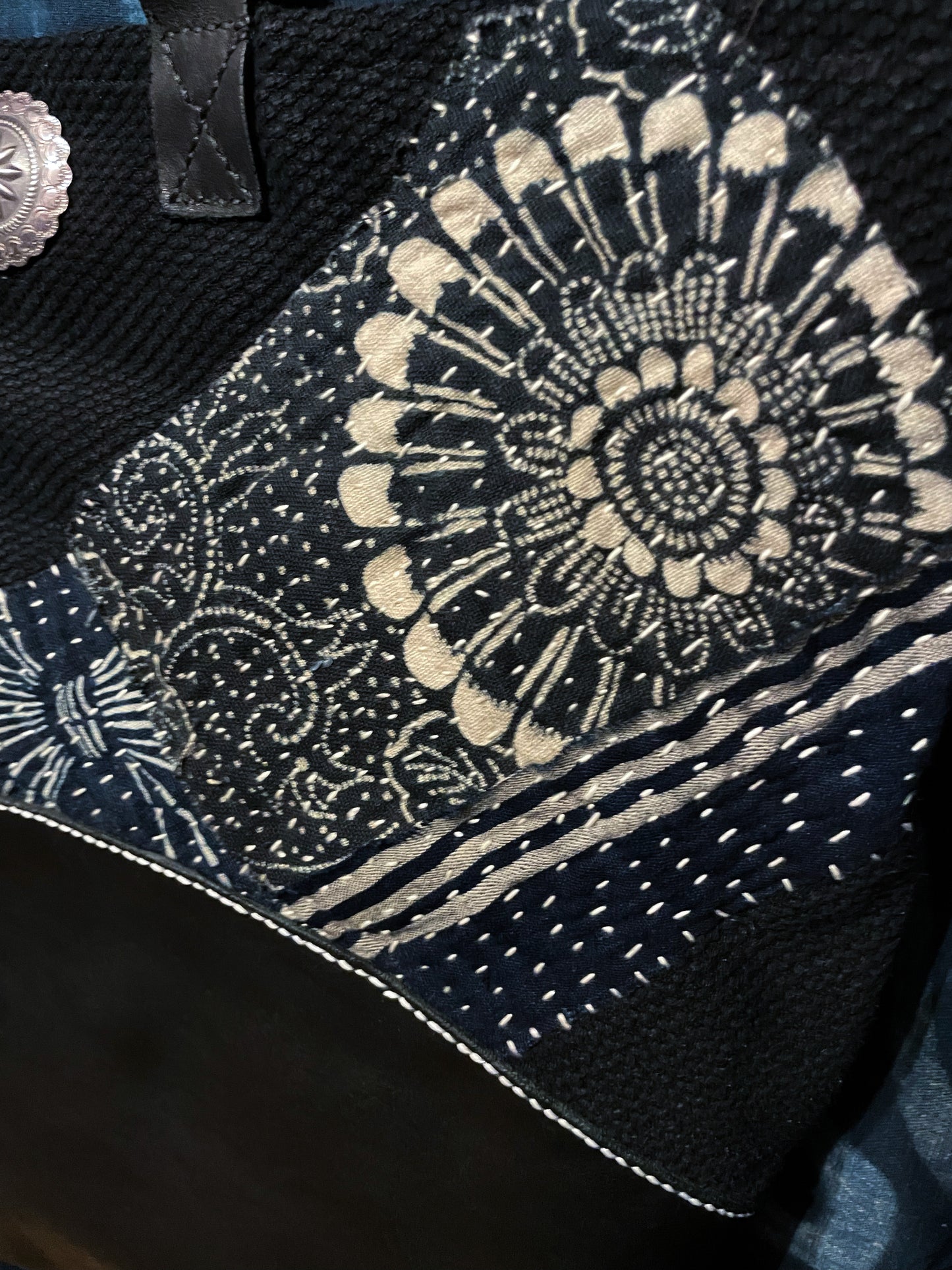 Kendo Kofu Sashiko Bag