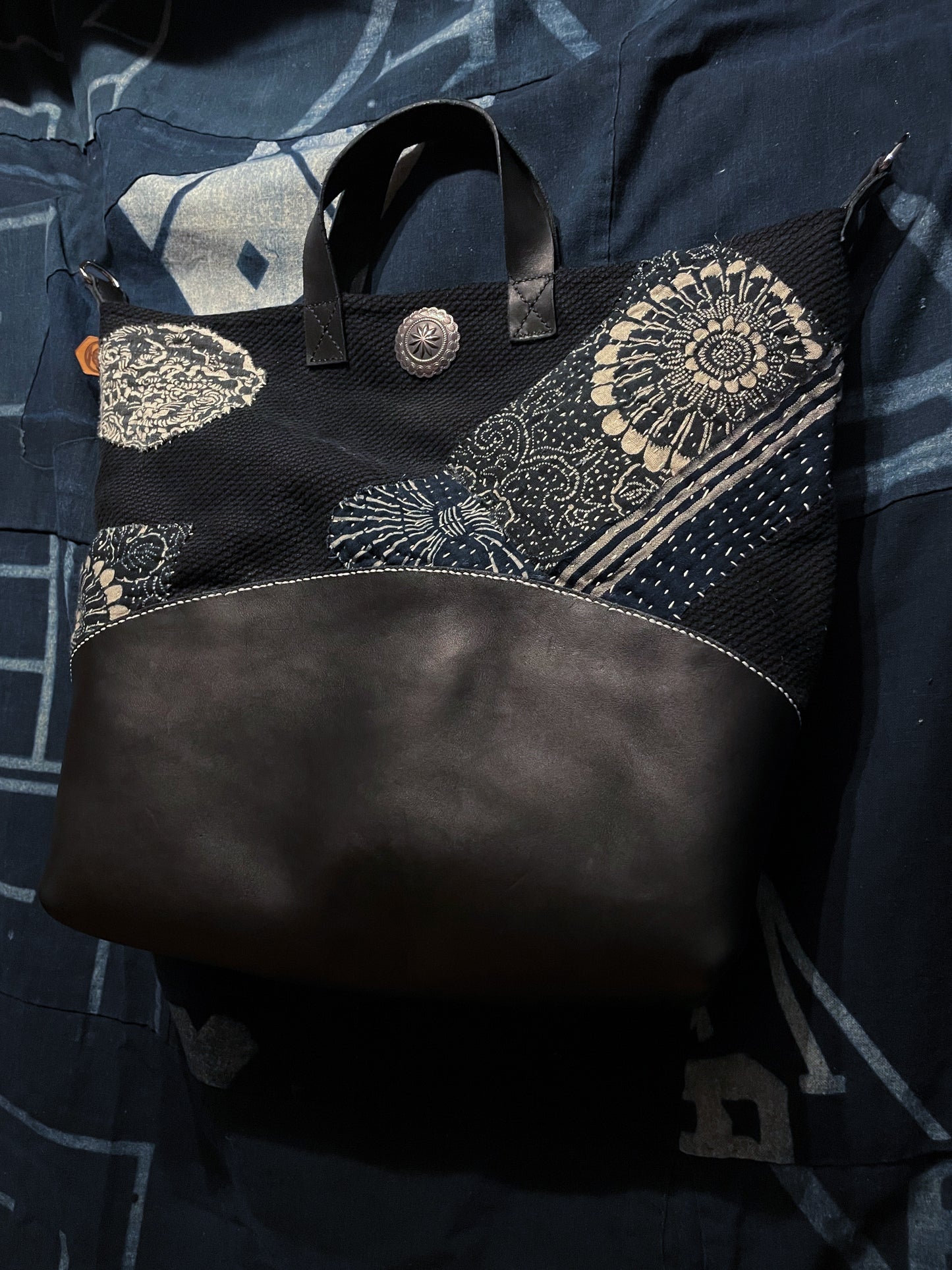 Kendo Kofu Sashiko Bag
