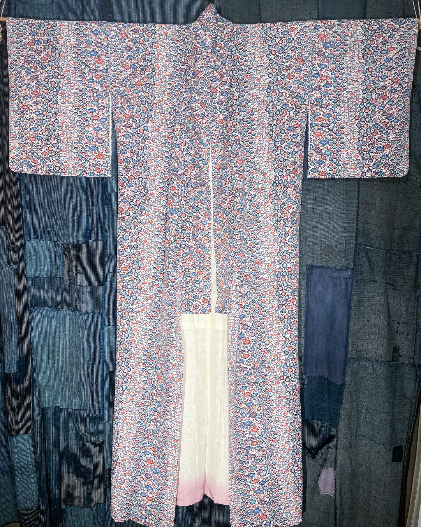 KOMON Kimono - Bingata Wisteria Dream